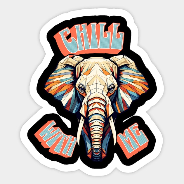 Chill With Me Sticker by NedisDesign